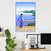 Poster La vue (Bureau à domicile)