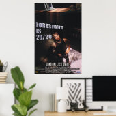 Poster La vue est 20/20 (Bureau à domicile)