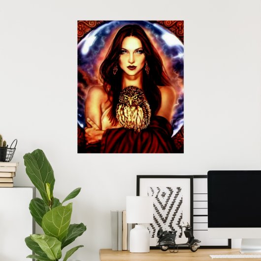 Poster La vue par Lisa Iris (Bureau à domicile)