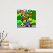 Poster La zone de construction pour enfants (Cuisine)