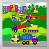 Poster La zone de construction pour enfants (Devant)