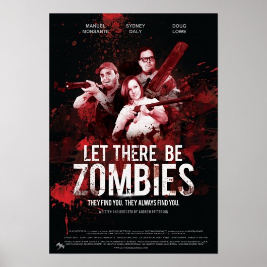Poster laat Zombiës los (Voorkant)