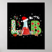 Poster Lab Christmas Laboratory Technician Science Xmas S (Devant)