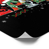 Poster Lab Christmas Laboratory Technician Science Xmas S (Coin)