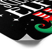 Poster Lab Scientist Elf Job Title Funny Christmas Matchi (Coin)