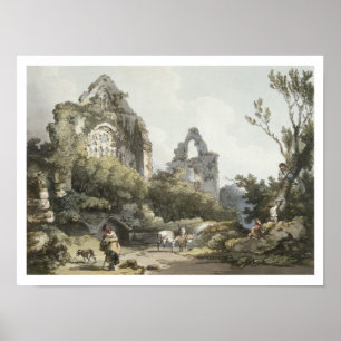 Poster L'Abbaye de Tintern, de 'Le Romantique et pittores