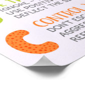 Poster L'ABC de l'intimidation Campagne anti-intimidation (Coin)