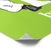 Poster L'ABC du Dr Seuss : Lettre B - Blanc | Ajoutez vot (Coin)