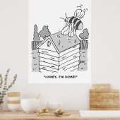 Poster L'abeille retourne à sa ruche (Cuisine)