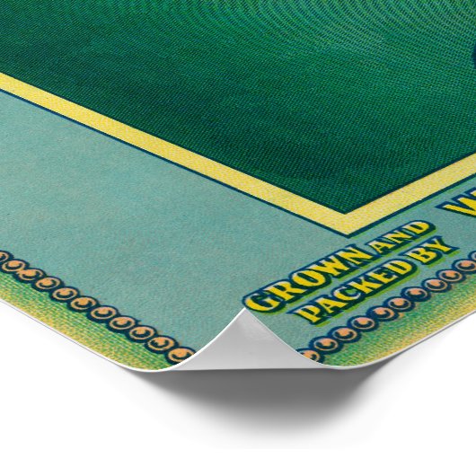 Poster Label Lemon Whittier, CA (Coin)