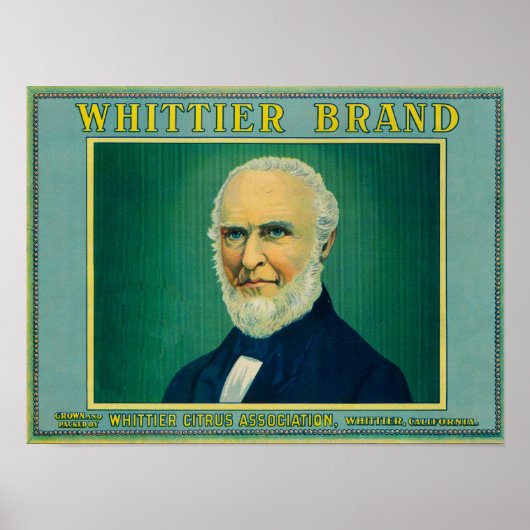 Poster Label Lemon Whittier, CA (Devant)