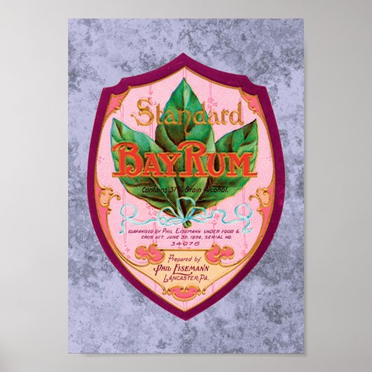 Poster  label op eBay (Voorkant)