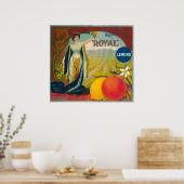 Poster Label Royal Orange Corona, CA (Cuisine)