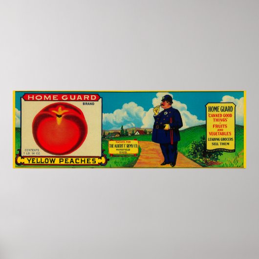 Poster LabelMansfield, OH (Devant)