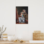 Poster Labille-Guiard - Autoportrait Avec Deux Étudiants (Cuisine)