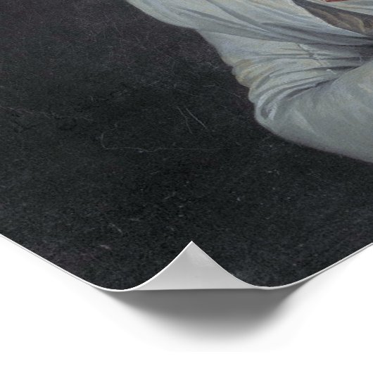 Poster Labille-Guiard - Duchesse D'Aiguillon 1770 (Coin)