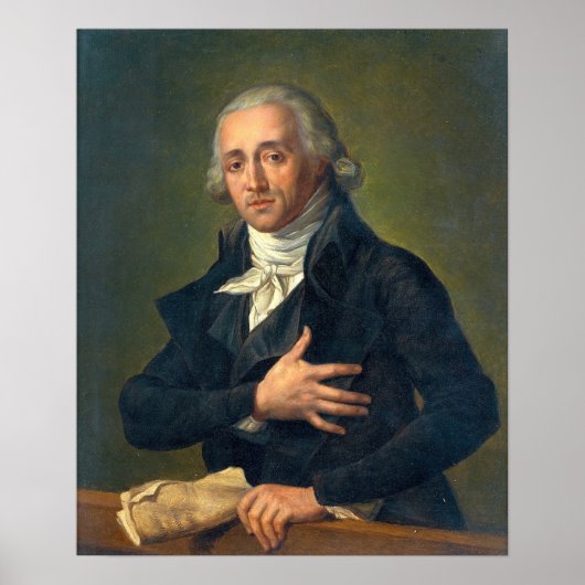 Poster Labille-Guiard - Portrait De Gaspard Gilbert (Devant)