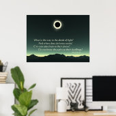 Poster L'abîme de lumière ? (Bureau à domicile)