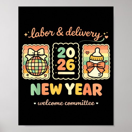 Poster Labor &amp; Delivery 2026 New Year Welcome Committ (Devant)