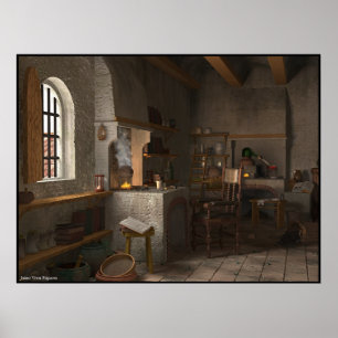 Poster Laboratoire alchimiste