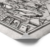 Poster Laboratoire de chimie du baron Justus von Liebig (Coin)