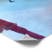 Poster Laboratoire dentaire avec manteau de laboratoire (Coin)