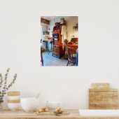 Poster Laboratoire dentaire avec manteau de laboratoire (Cuisine)