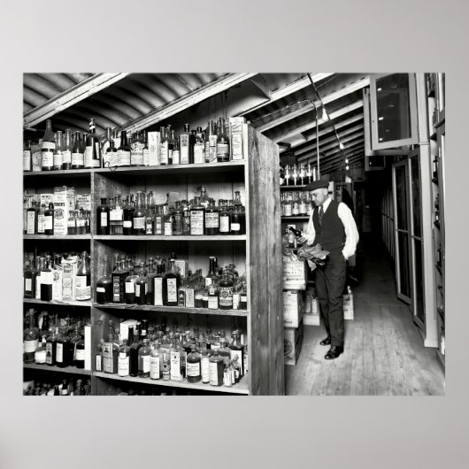 POSTER LABORATOIRE D'INTERDICTION DU TRÉSOR DES ANNÉES 19 (Devant)