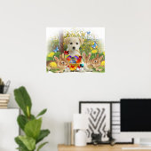 Poster Laboratoire et amis Chasse aux oeufs de Pâques (Bureau à domicile)