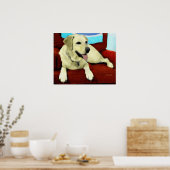 POSTER LABORATOIRE JAUNE EN CHAISE (Cuisine)