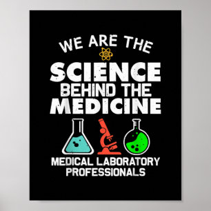 Poster Laboratoire Médicale Conception de sciences Hommes