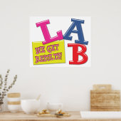 POSTER LABORATOIRE - NOUS OBTENONS DES RÉSULTATS - LABORA (Cuisine)