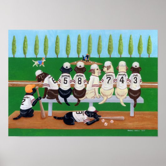 Poster Laboratoires de baseball (Devant)