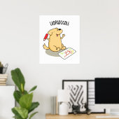 Poster Labradoodle Funny Labrador Chien Pun (Bureau à domicile)