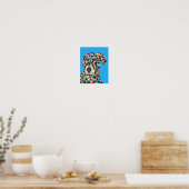 Poster Labrador chocolat (Cuisine)