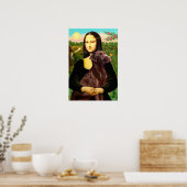 Poster Labrador (Chocolat) - Mona Lisa (Cuisine)