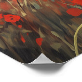 Poster Labrador en pavois (Coin)