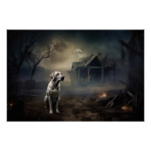 Poster Labrador Halloween (Devant)