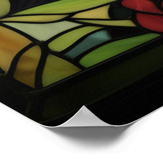 Poster Labrador noir (Coin)