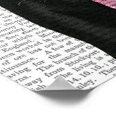 Poster Labrador Noir avec ventilateur bleu (Coin)