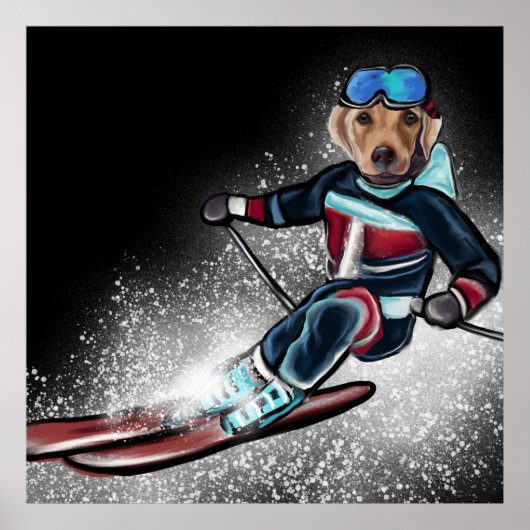 POSTER LABRADOR RETRIEVER  (Devant)