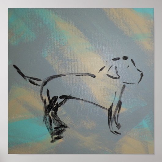 Poster Labrador Retriever (Devant)