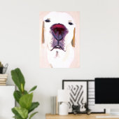Poster Labrador Retriever (Bureau à domicile)