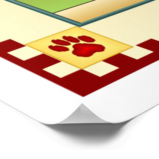 Poster Labrador Retriever (Coin)