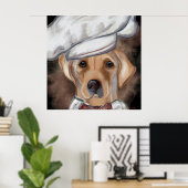 Poster Labrador Retriever  Canvas Print (Bureau à domicile)