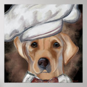 Poster Labrador Retriever Canvas Print (Devant)