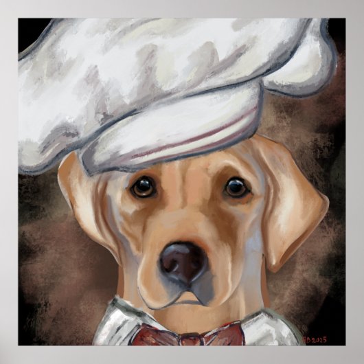 Poster Labrador Retriever  Canvas Print (Devant)