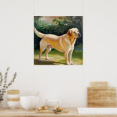 Poster Labrador Retriever Chien (Cuisine)