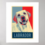 Poster Labrador Retriever Chien Portrait Pop Art<br><div class="desc">Labrador Retriever Dog Portrait Hope Poster design et plus de produits pour les propriétaires de laboratoires et les amoureux de les chiens qui aiment les animaux. Le cadeau parfait pour votre meilleur petit ami pour lui montrer que vous aimez.</div>