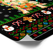 Poster Labrador Retriever Dog Christmas Lights Ugly Sweat (Coin)